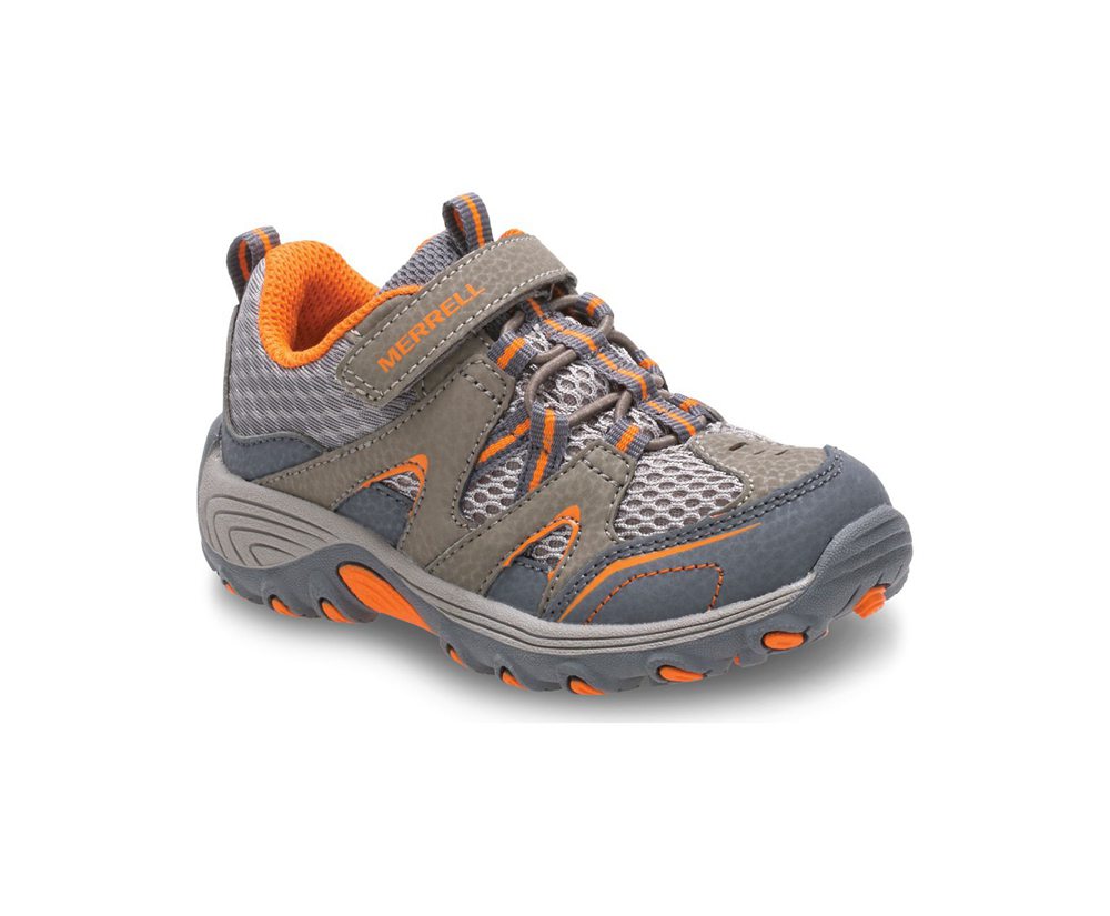 Buty Trekkingowe Merrell Dziecięce Szare - Trail Chaser Jr. - 513264-ILF